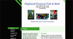 Desktop Screenshot of highlandtropical.com